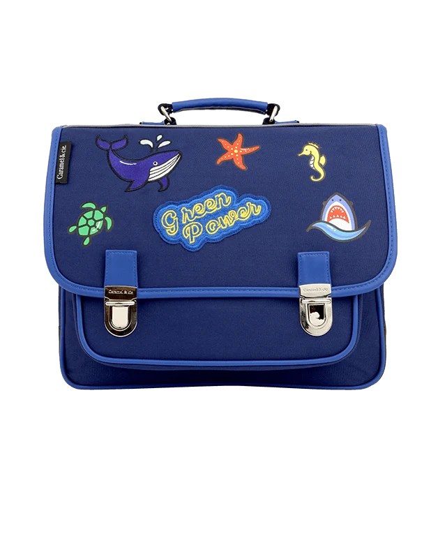 Cartable moyen Caramel & cie GREEN POWER OCEANS
