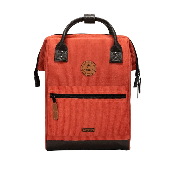 Sac à dos CABAÏA Bruges Small Velours brique