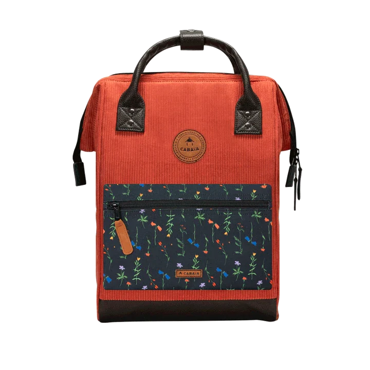 Sac à dos CABAÏA Bruges Small Velours brique