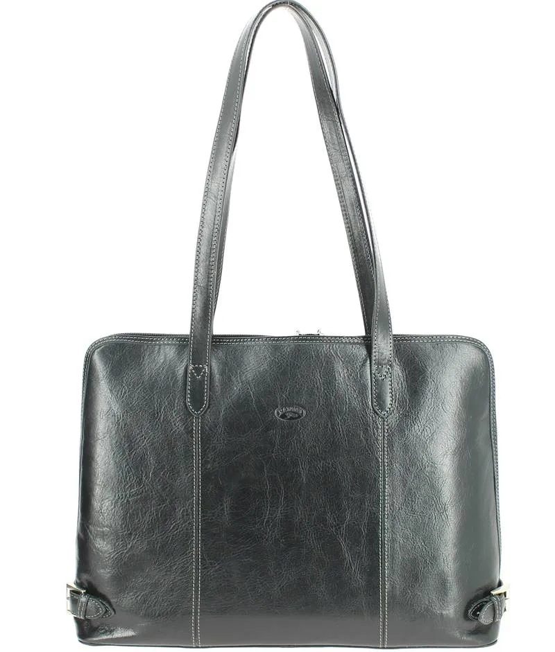 Sac épaule femme cuir KATANA Noir
