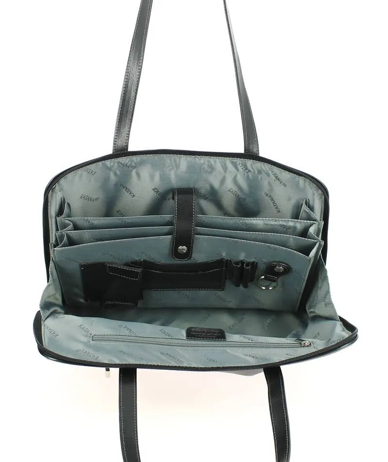 Sac épaule femme cuir KATANA Noir