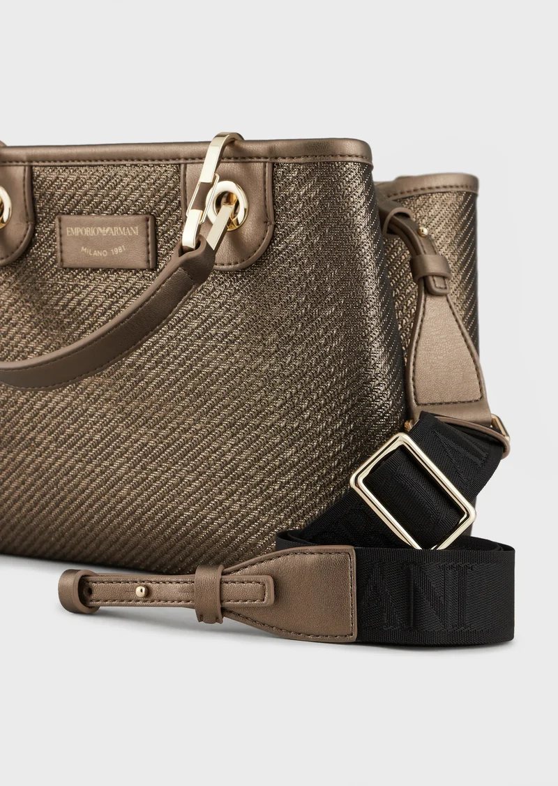 Emporio Armani Moyen sac cabas MyEA Bag GOLD
