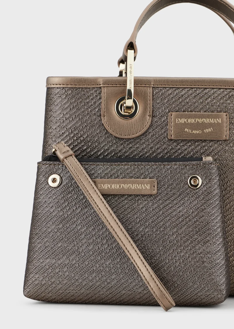 Emporio Armani Moyen sac cabas MyEA Bag GOLD