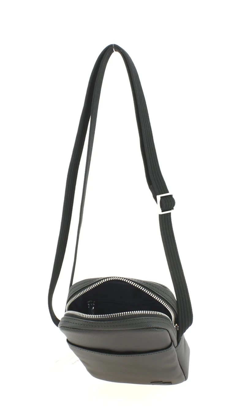 Sacoche bandoulière LACOSTE Slim vertical Noir