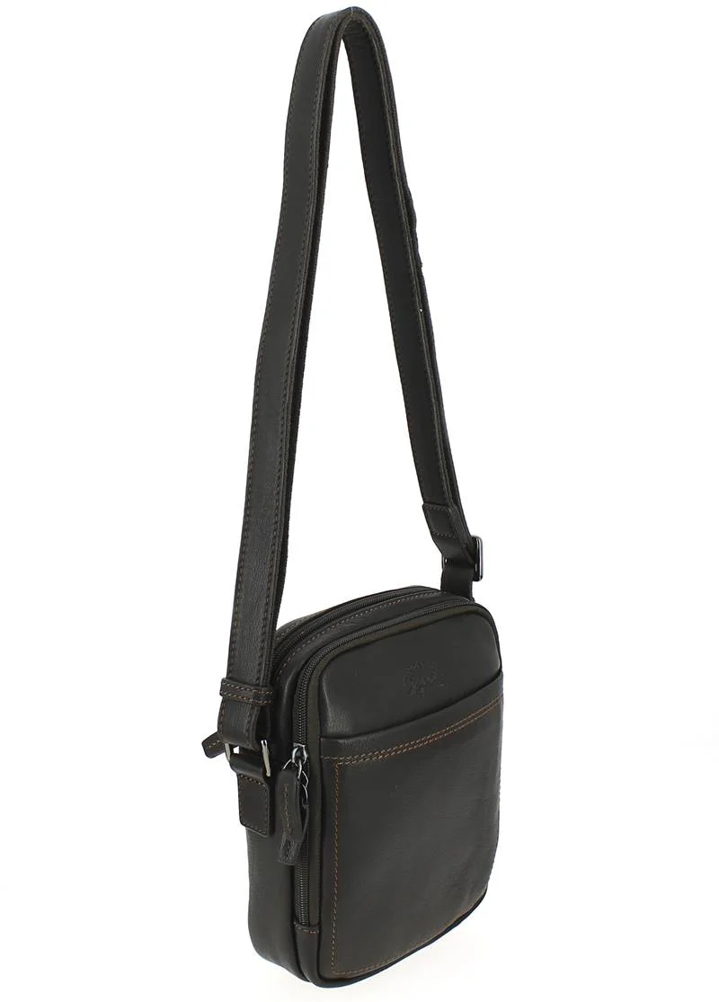 Pochette bandoulière FRANCINEL Marron foncé