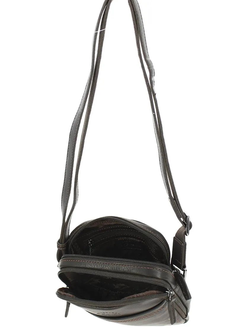 Pochette bandoulière FRANCINEL Marron foncé