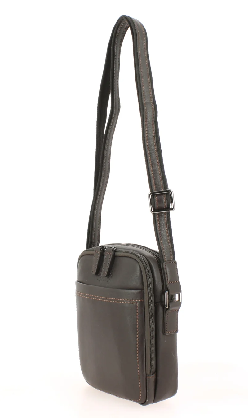 Pochette bandoulière FRANCINEL Marron foncé