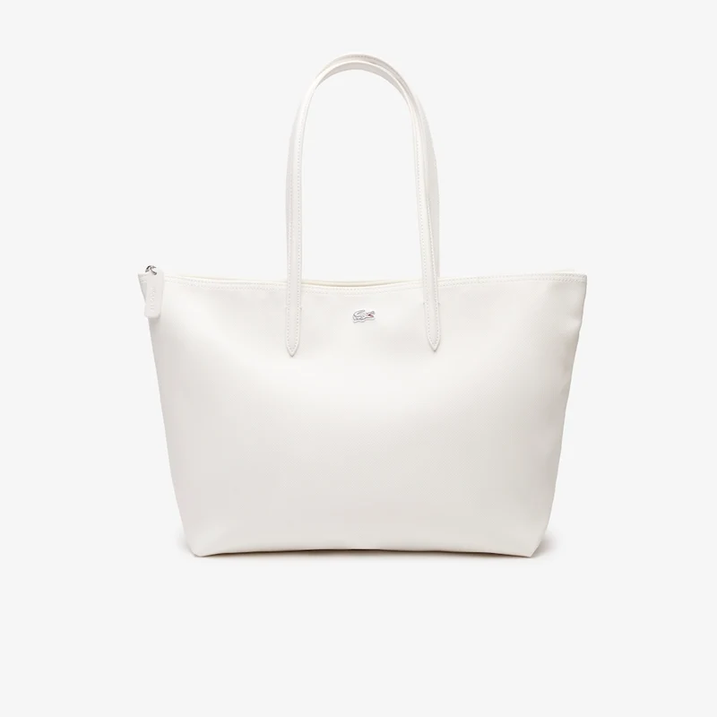Grand sac shopping Lacoste Farine