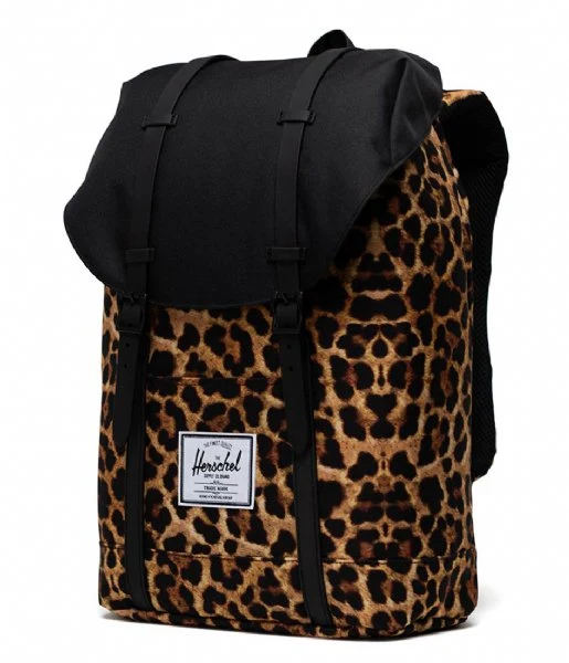 Sac à dos HERSCHEL Retreat Léopard Black