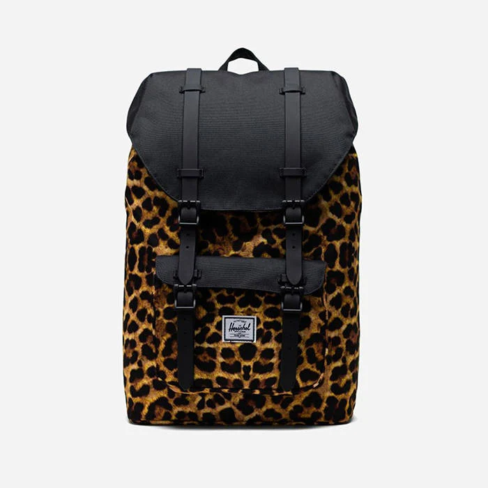 Sac à dos HERSCHEL Little America Mid volume 13'' Léopard Black