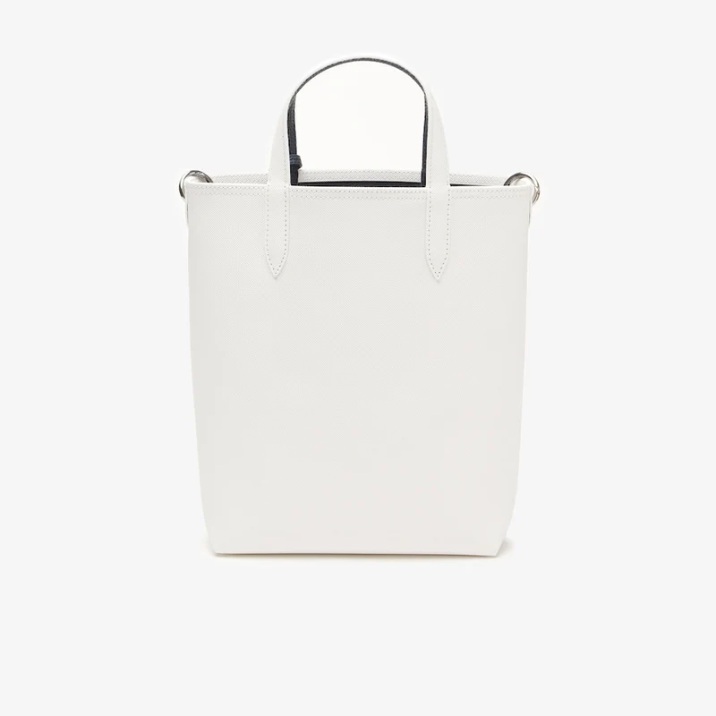 Sac LACOSTE Vertical Réversible Blanc/Bleu