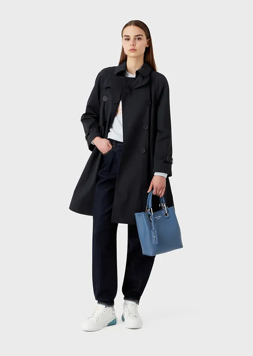 Emporio Armani Sac cabas modèle vertical MyEA imprimé cerf