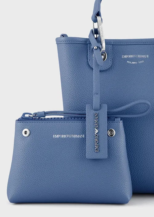 Emporio Armani Sac cabas modèle vertical MyEA imprimé cerf