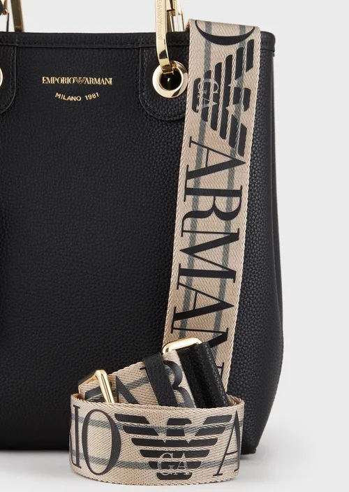 Emporio Armani Sac cabas modèle vertical MyEA imprimé cerf