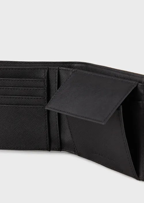 Emporio Armani Portefeuille italien avec plaque aigle