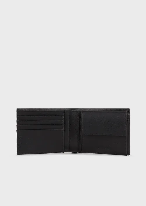 Emporio Armani Portefeuille italien avec plaque aigle