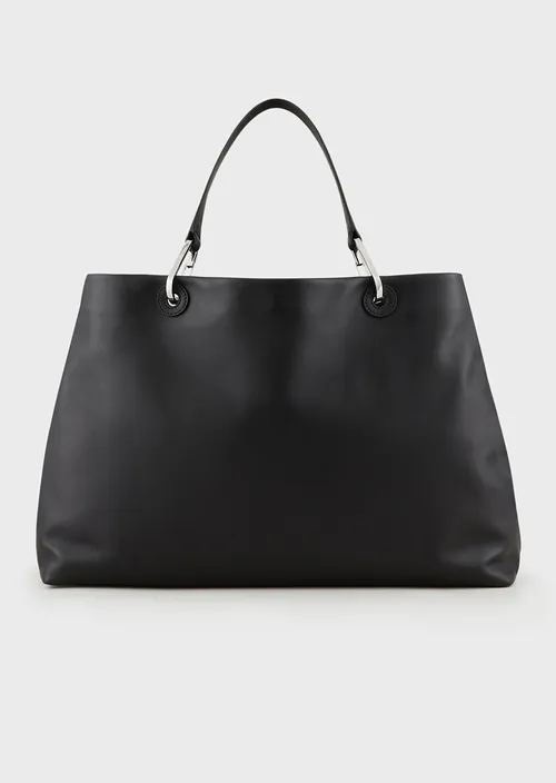 Sac grand cabas Emporio Armani format en cuir écologique
