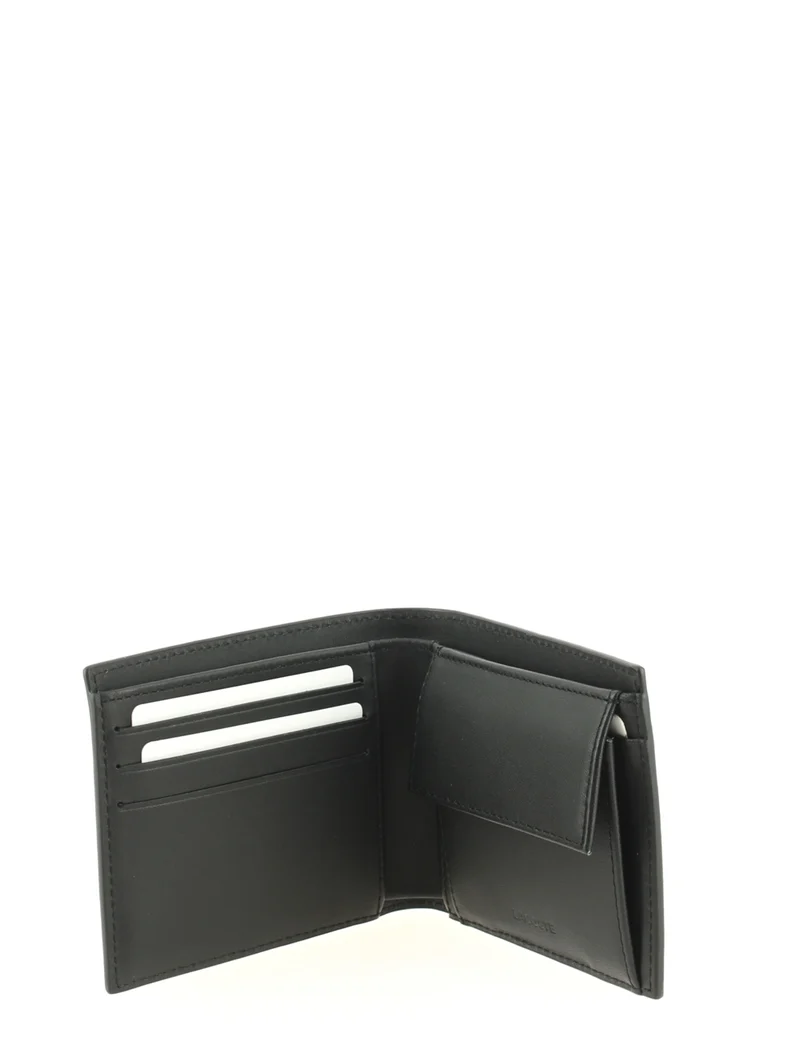Coffret portefeuille et porte-cartes LACOSTE Large Billfold Noir