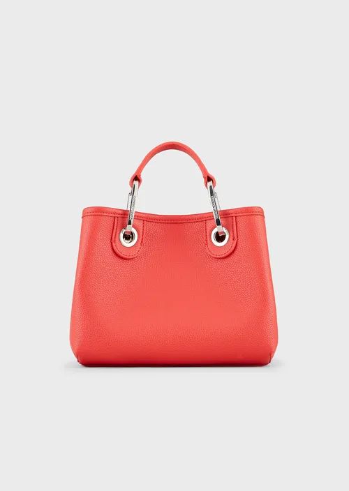 Mini sac cabas Emporio Armani ORANGE/LEATHER