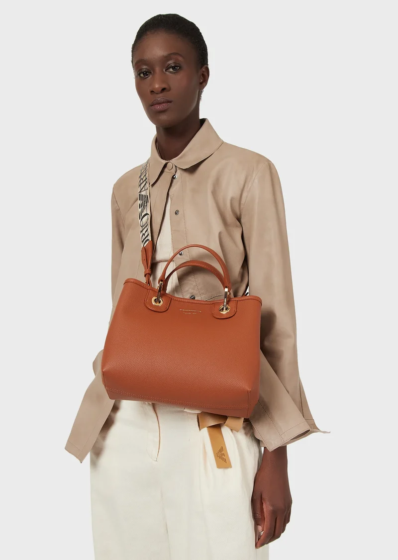 Emporio Armani Petit sac cabas MyEA Bag imprimé Cerf
