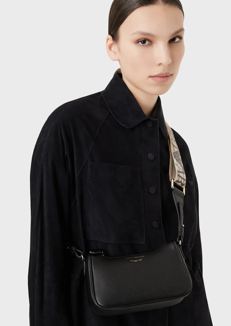 Mini sac bandoulière imprimé cerf Emporio Armani