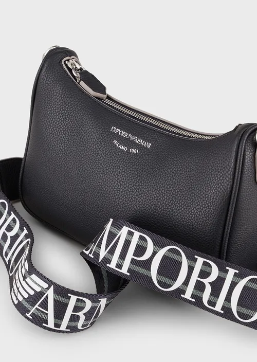 Mini sac bandoulière imprimé cerf Emporio Armani
