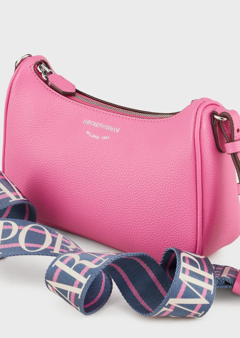 Mini sac bandoulière imprimé cerf Emporio Armani