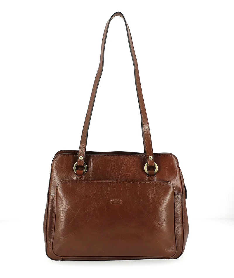 Sac à main Katana shopping marron