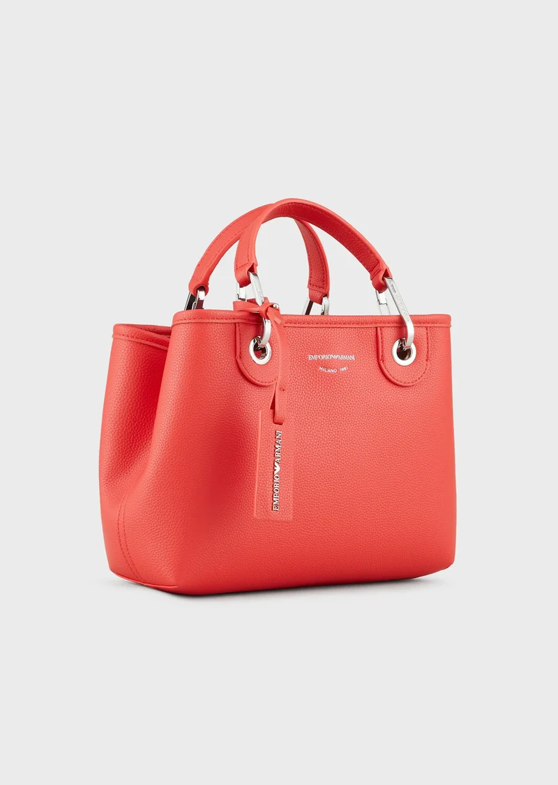 Emporio Armani Petit sac cabas MyEA Bag avec imprimé ORANCIA LEATHEr