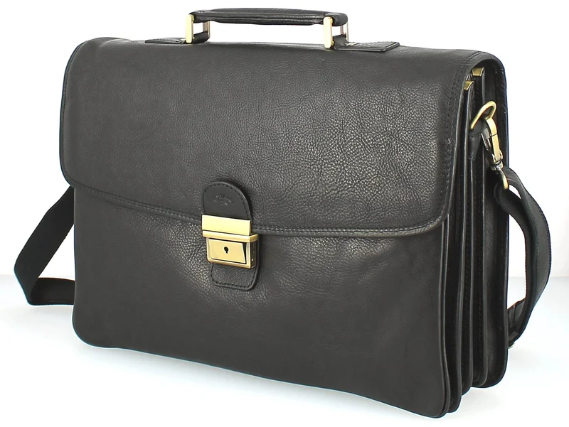 Serviette Katana 3 compartiments noir