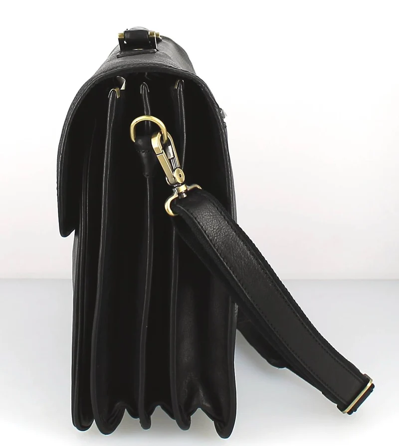 Serviette Katana 3 compartiments noir