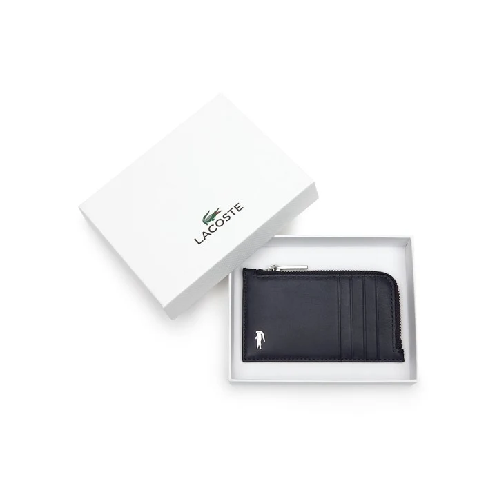Porte cartes zippé lacoste CREDIT CARD HOLDER Cuir