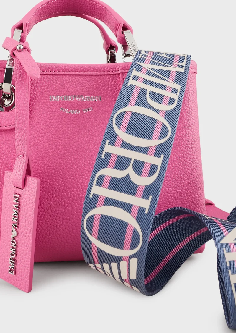 Emporio Armani Sac mini MyEA à imprimé cerf FUXIA/DARK
