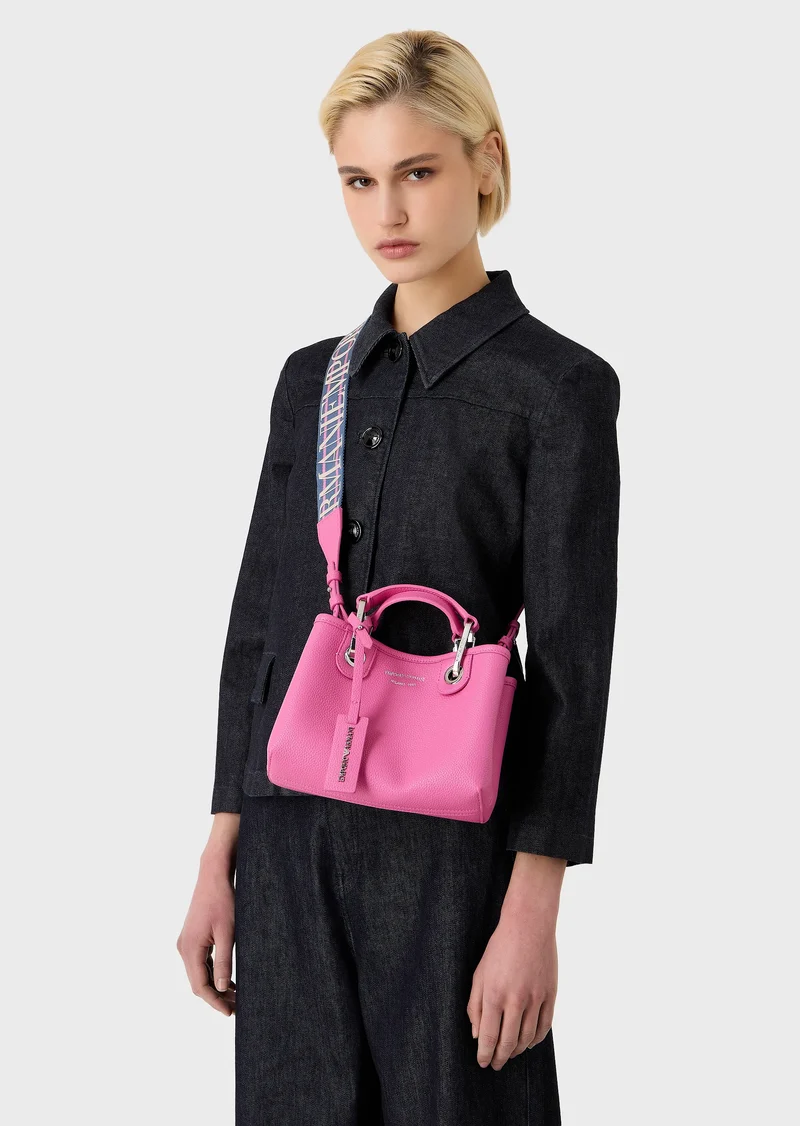 Emporio Armani Sac mini MyEA à imprimé cerf FUXIA/DARK