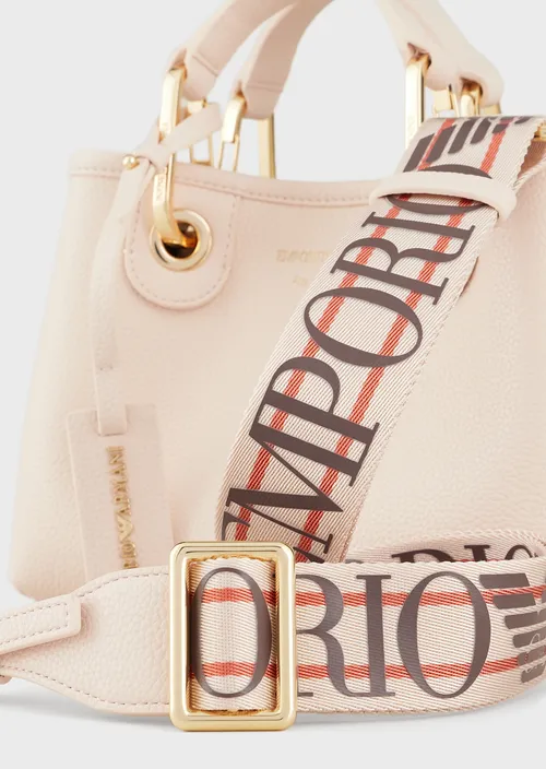 Emporio Armani Mini MyEA Bag imprimé cerf NUDE/DARK