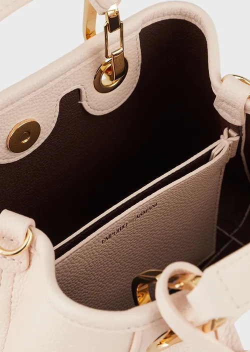 Emporio Armani Mini MyEA Bag imprimé cerf NUDE/DARK
