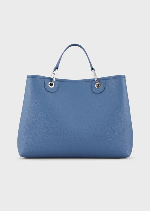 Emporio Armani Sac cabas MyEA Bag format moyen imprimé cerf DENIM/DATE