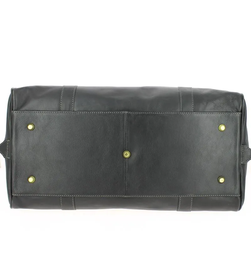 Sac de voyage en cuir Katana Noir