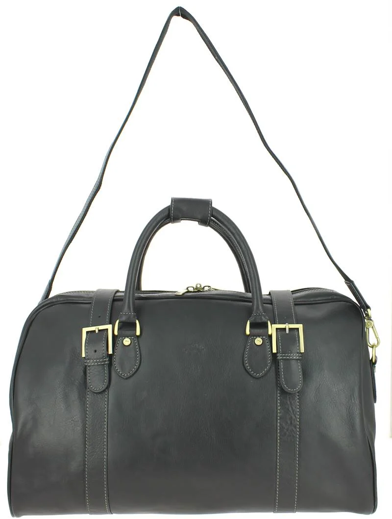Sac de voyage en cuir Katana Noir