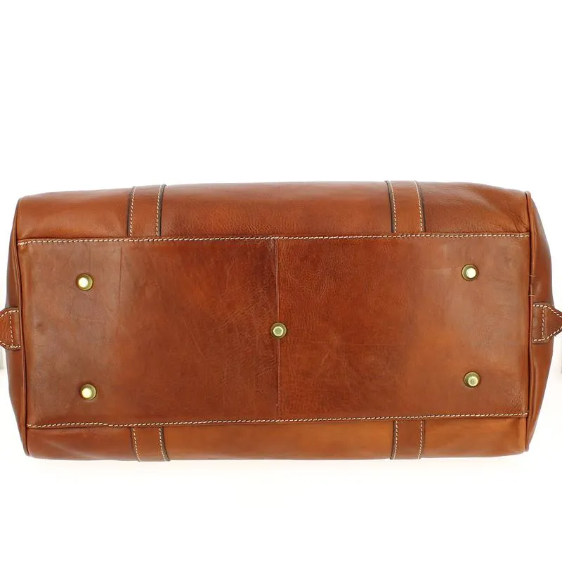 Sac de voyage en cuir Katana Marron