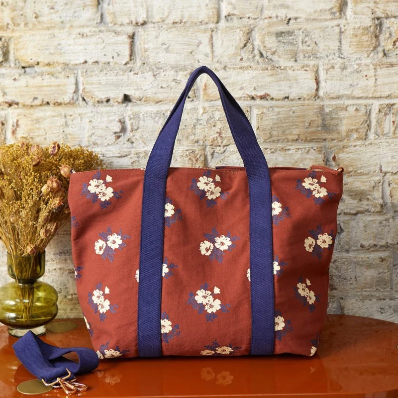 Cabas Petite Mendigote Clea Bouquet