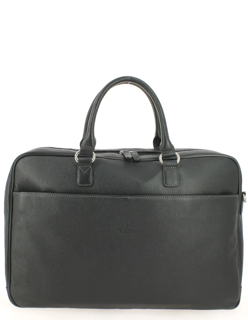 Porte document Hexagona cuir Noir