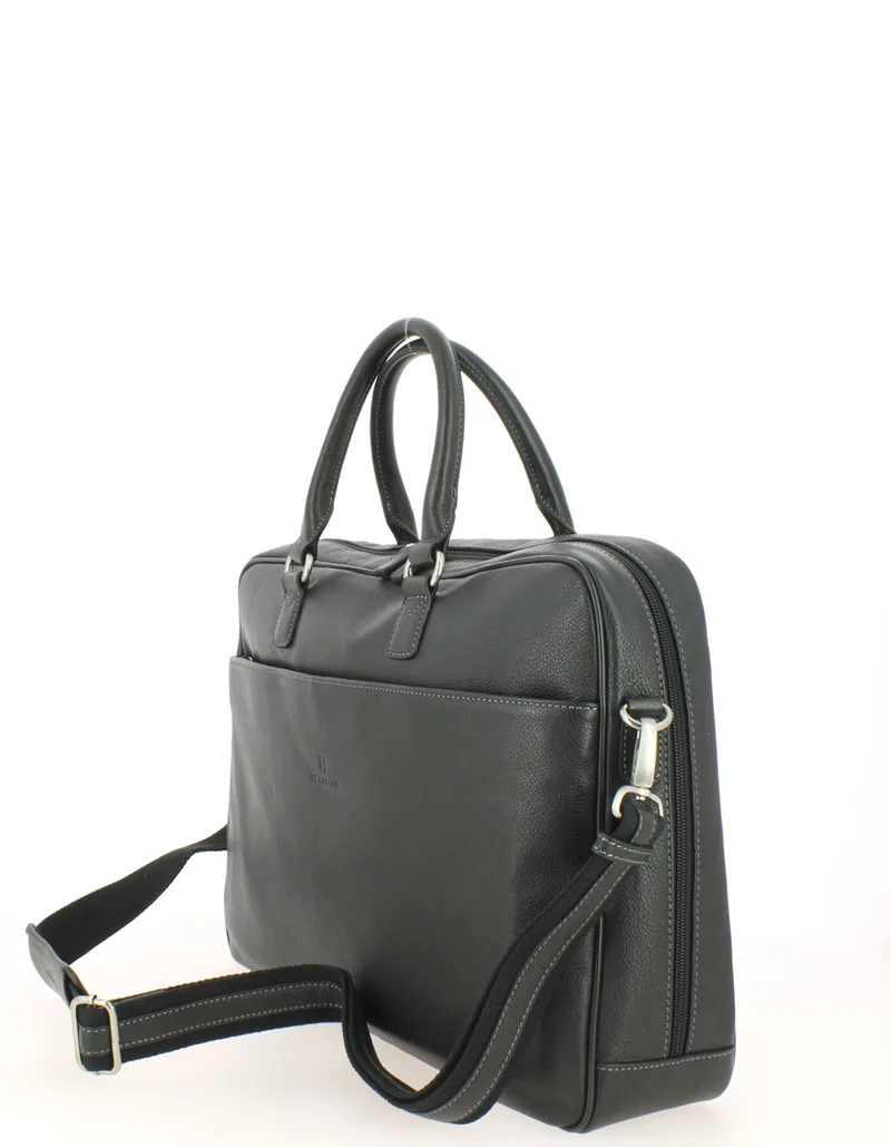 Porte document Hexagona cuir Noir
