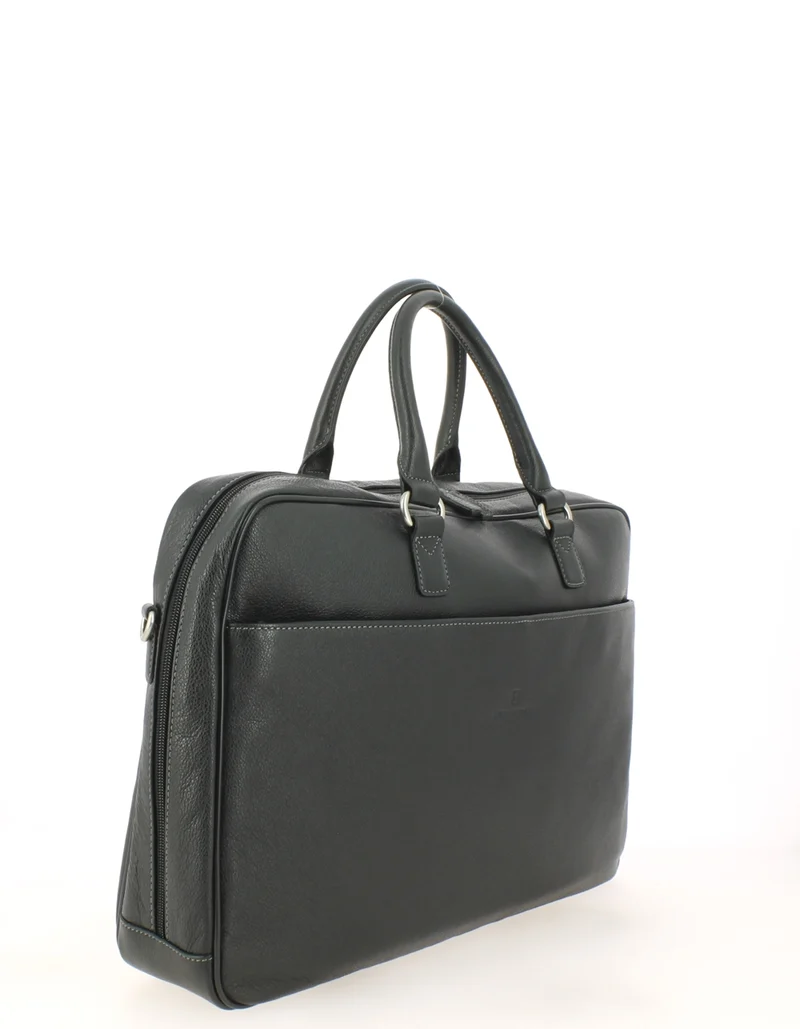 Porte document Hexagona cuir Noir