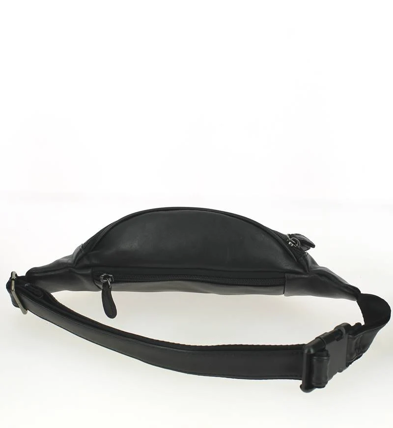 Sac banane homme cuir FRANCINEL Noir