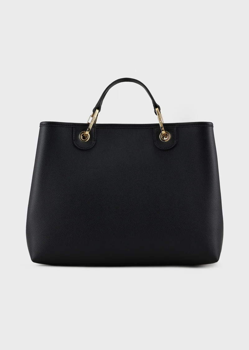 Sac Cabas Emporio Armani imprimé cerf NOIR