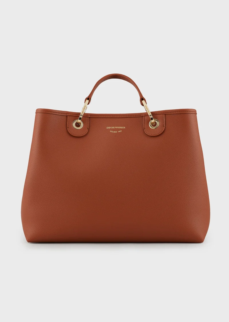 Emporio Armani Sac cabas MyEA Bag modèle grnd MARRON