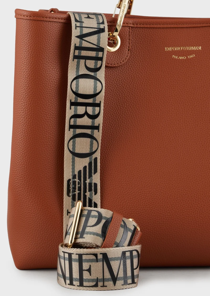 Emporio Armani Sac cabas MyEA Bag modèle grnd MARRON