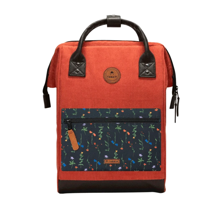 Sac à dos Cabaïa BRUGES-MEDIUM Velours brique
