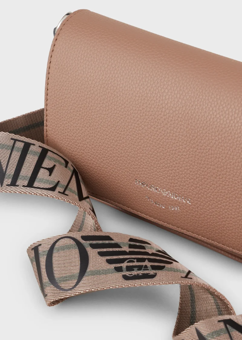 Mini sac à bandoulière imprimé cerf Emporio Armani Milano